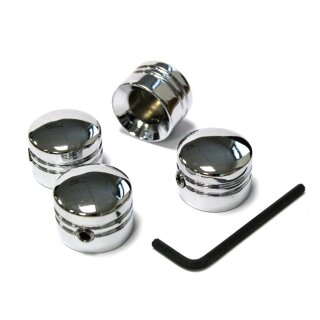HARLEY HEAD BOLT COVER KIT GROOVED