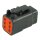 NAMZ, Deutsch DTM connector. Black, plug, 6-pins