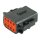 NAMZ, Deutsch DTM connector. Black, plug, 8-pins