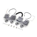 Zylinderkopf Schrauben Zündkerzen Abdeckung Silber für Harley Twin Cam 99-06