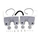 Zylinderkopf Schrauben Zündkerzen Abdeckung Silber für Harley Twin Cam 99-06