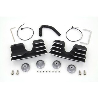 Zylinderkopf Schrauben Zündkerzen Abdeckung schwarz für Harley Twin Cam 99-06