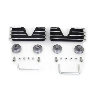 Zylinderkopf Schrauben Zündkerzen Abdeckung schwarz für Harley Sportster 04-21