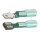Standard Co, Slide-on terminal connectors 1/4". Blue