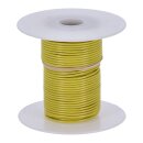 Wire on spool, 18 gauge. 100 ft. Yellow