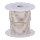 Wire on spool, 14 gauge. 100 ft. White