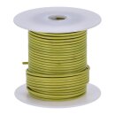 Wire on spool, 14 gauge. 100 ft. Yellow