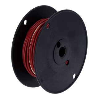 Wire on spool, 10 gauge. 100 ft. Red