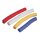 PVC split wiring loom, 12ft, 3/8" I.D. (9.53mm). Red