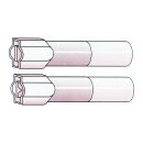 Connectors, Slide-On terminal, crimp/shrink. Red, 1/4"