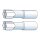 Connectors, Slide-On terminal, crimp/shrink. Blue, 1/4"