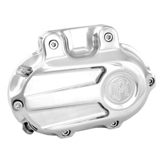 PM transmission end cover Scallop, hydraulic. Chrome