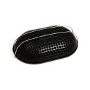 Breather Style Luftfilter Schwarz oval für Harley Sportster Shovelhead 66-88