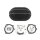 Breather style air cleaner assembly, oval. Black