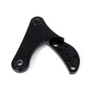 K-Tech 2-piston caliper mounting bracket left. Black