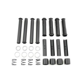 Pushrod Stößelstangen Cover Kit schwarz für Harley 84-99