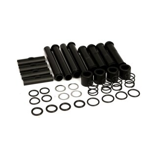 Pushrod Cover Kit schwarz für Harley Twin Cam 99-17