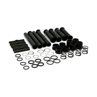 Pushrod Stösselstangen Cover Kit schwarz für Harley XL Sportster 91-03