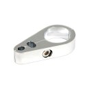 2-Piece frame cable clamp. Throttle/Idle/Brake. Chrome