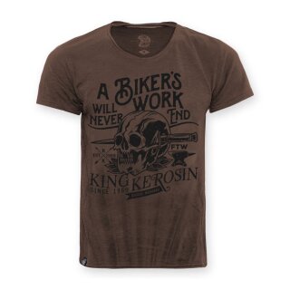 KING KEROSIN BIKERS WORK T-SHIRT