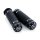 Cult-Werk, 1" / 25.4mm Grooved handlebar grips. Black