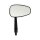 Slipstream mirror set. straight stem, black