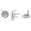 SPEAKER LED HEADLAMP UNIT 8690A 5-3/4"