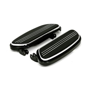 Runway rider floorboards, 1" extended. Black