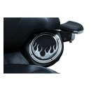 Kuryakyn, speaker grill. Flame