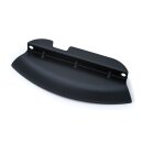 Kuryakyn, lower triple tree wind deflector. Satin black