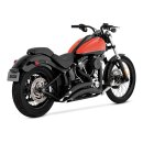 Vance Hines Big Radius Auspuff schwarz für Harley...