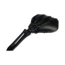 Skeleton Bones Custom Motorrad Spiegel Set schwarz EC...