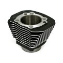 Replacement cylinder 1200 Sportster, front/rear. Black