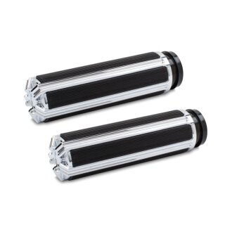 Arlen Ness Fusion billet 10-gauge grips chrome