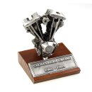 Shovelhead Motor Modell Dekoration aus Zinn Höhe 9cm