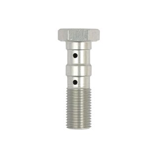 TRW double Banjo Bolt silver anodized M10x1.00