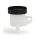 TRW remote brake fluid reservoir with straight outlet