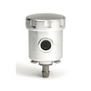 TRW remote brake fluid reservoir, clear with straight outlet