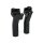 Forged aluminum risers pullback, 4-1/2" rise. Black