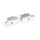Turn signal switch extender cap set. Chrome