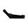 PM, radial mount caliper bracket. Black, left front
