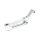 PM, radial mount caliper bracket. Chrome, right front