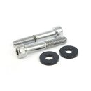 PM, caliper to bracket mount bolt kit, 11.8". Black