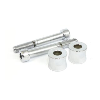PM, caliper to bracket mount bolt kit, 13". Chrome