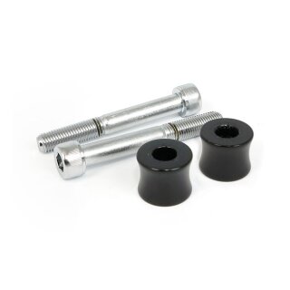 PM, caliper to bracket mount bolt kit, 13". Black