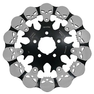 Galfer Skull Edelstahl Bremsscheibe hinten für Harley 00-24