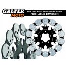 Galfer Skull Edelstahl Bremsscheibe hinten für Harley 00-24