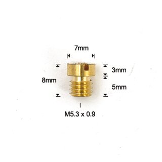 EBC Keihin CV carburetor main jets, size 210