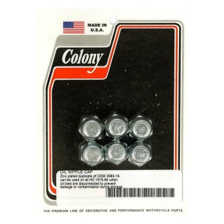 COLONY OIL LINE NIPPLE CAP SET