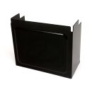 Batterie Abdeckung Seitendeckel schwarz für Harley...